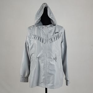 Fila sport performance Large silver jacket